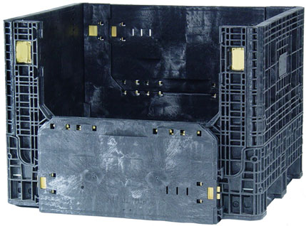 Plastic Collapsible Bulk Container-Plastic Bulk Box-Plastic Pallet Container-Plastic Pallet Box-Plastic Bulk Bin-Plastic Industrial Containers-Ropak-Orbis-Buckhorn-Xytec-Arca-hdr4048-34