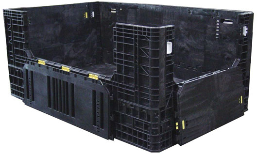 Plastic Collapsible Bulk Container-Plastic Bulk Box-Plastic Pallet Container-Plastic Pallet Box-Plastic Bulk Bin-Plastic Industrial Containers-Ropak-Orbis-Buckhorn-Xytec-Arca-hdr7848-34
