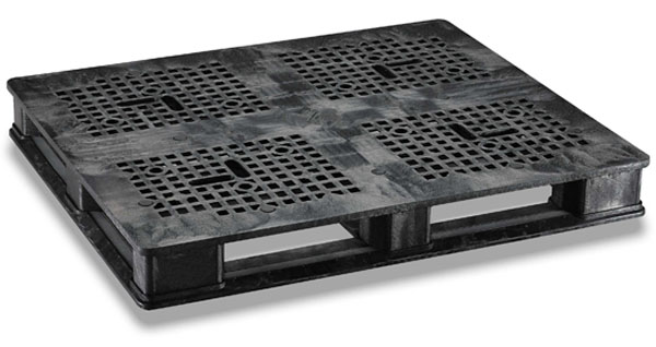 Orbis Plastic Rackable Pallet-4048rack'r blk-Rack'R 